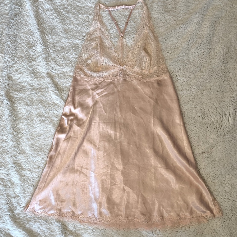 Victoria’s Secret Lacey Satin Slip L